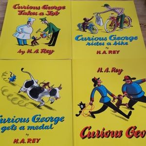 Curious George book bundle (9)